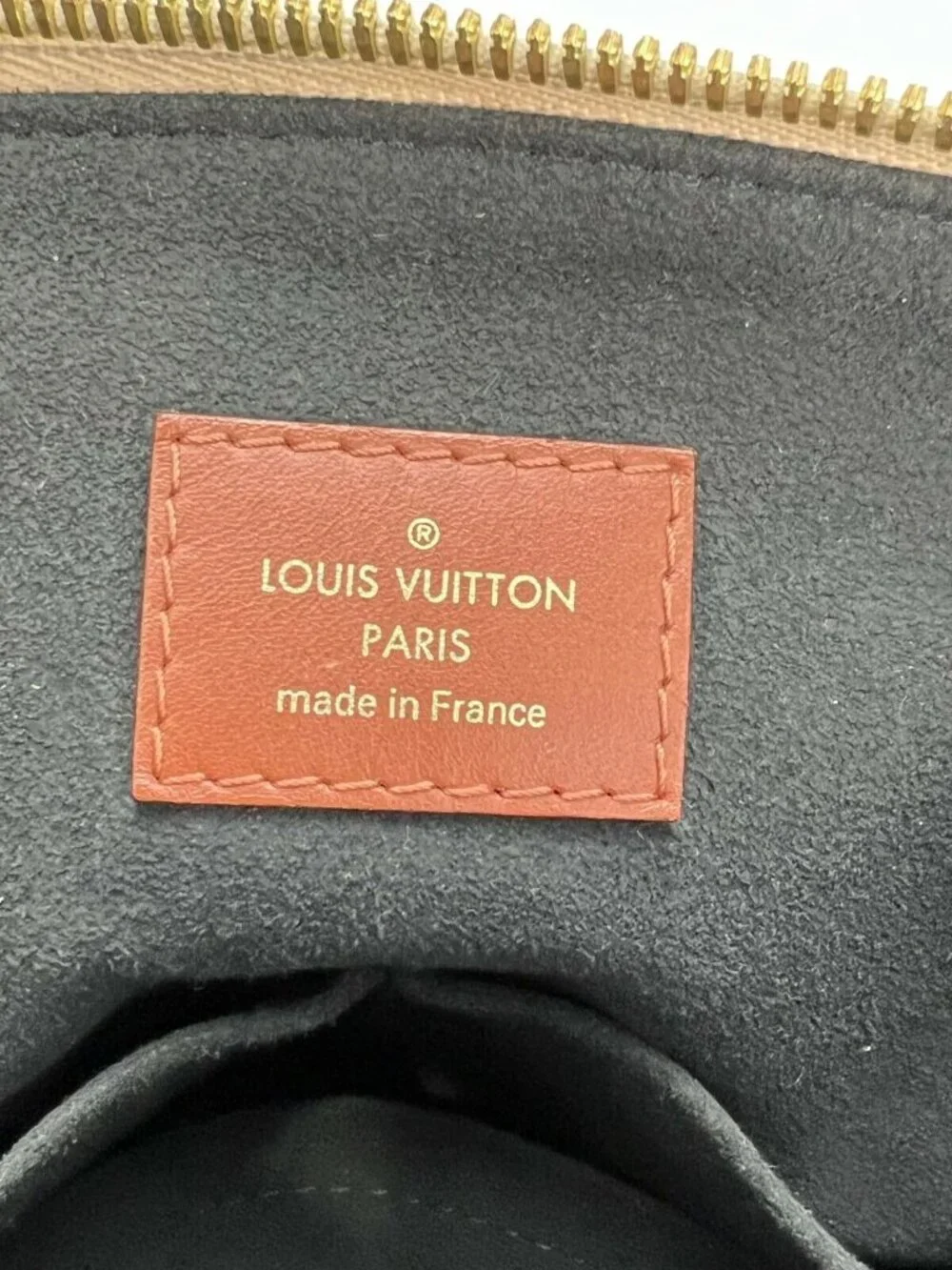 Louis Vuitton Braided V Tote MM Cream Leather Canvas Shoulder Hand Bag